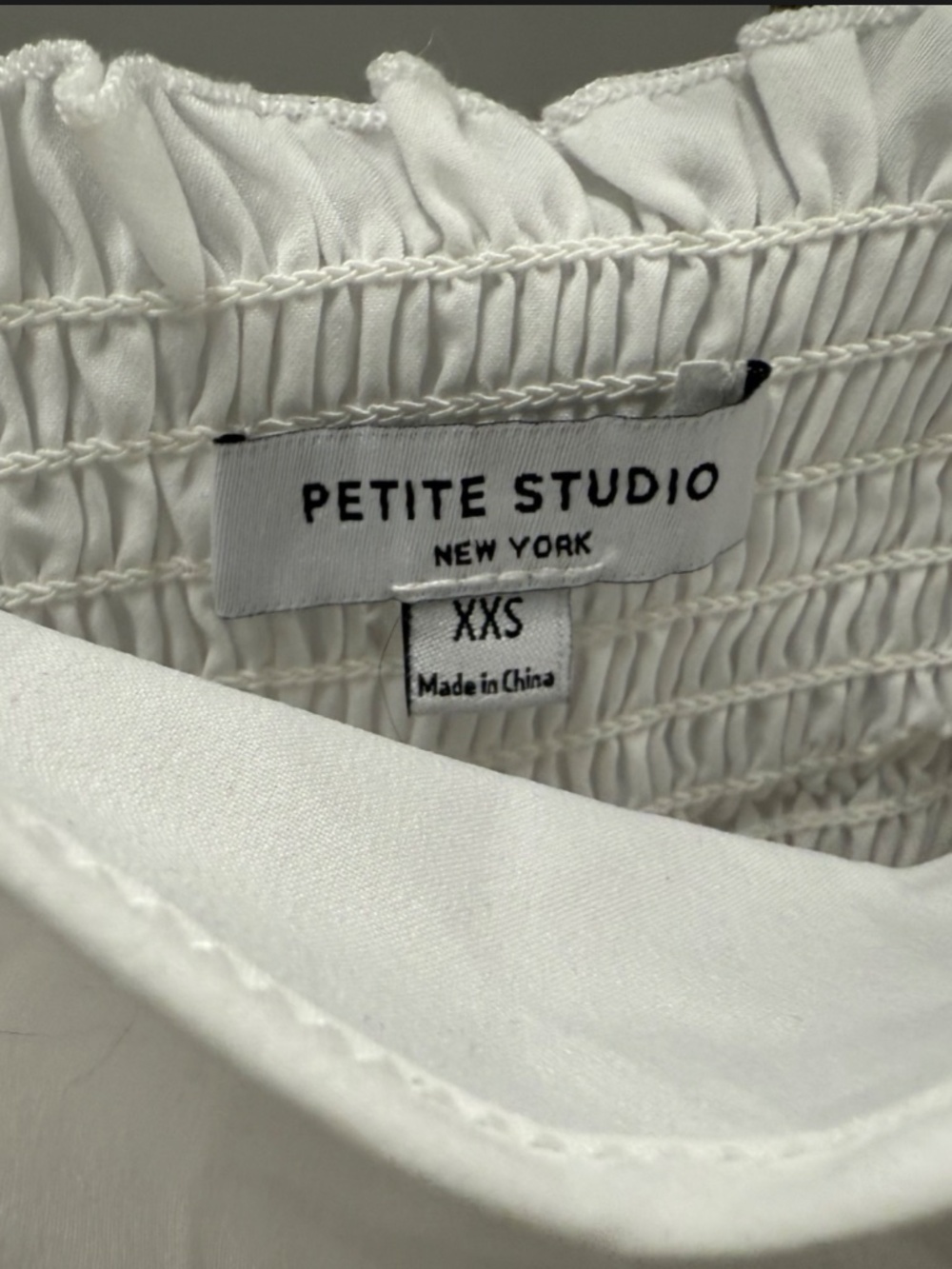 Petite Studio New York embroidered sheer blouse with matching camisole in size X - Picture 8 of 11